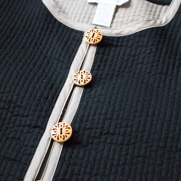 Soft Surroundings | Reversible Quilted Long Coat - Picture 3 of 6